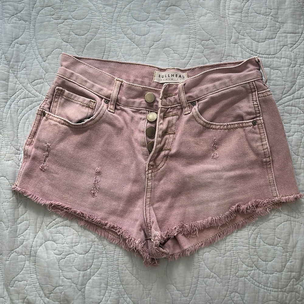 Bullhead pink/purple shorts